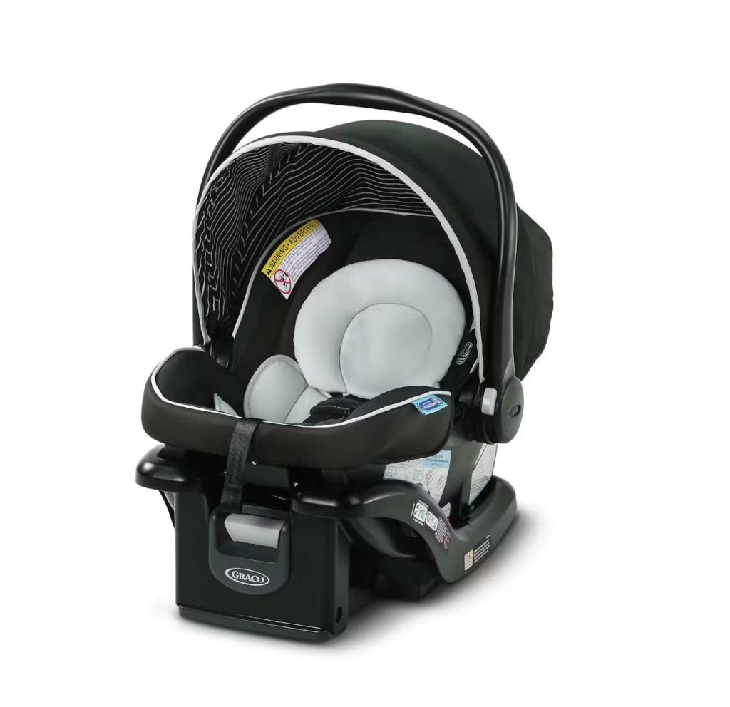 The Graco SnugRide 35 infant car seat is lightweight