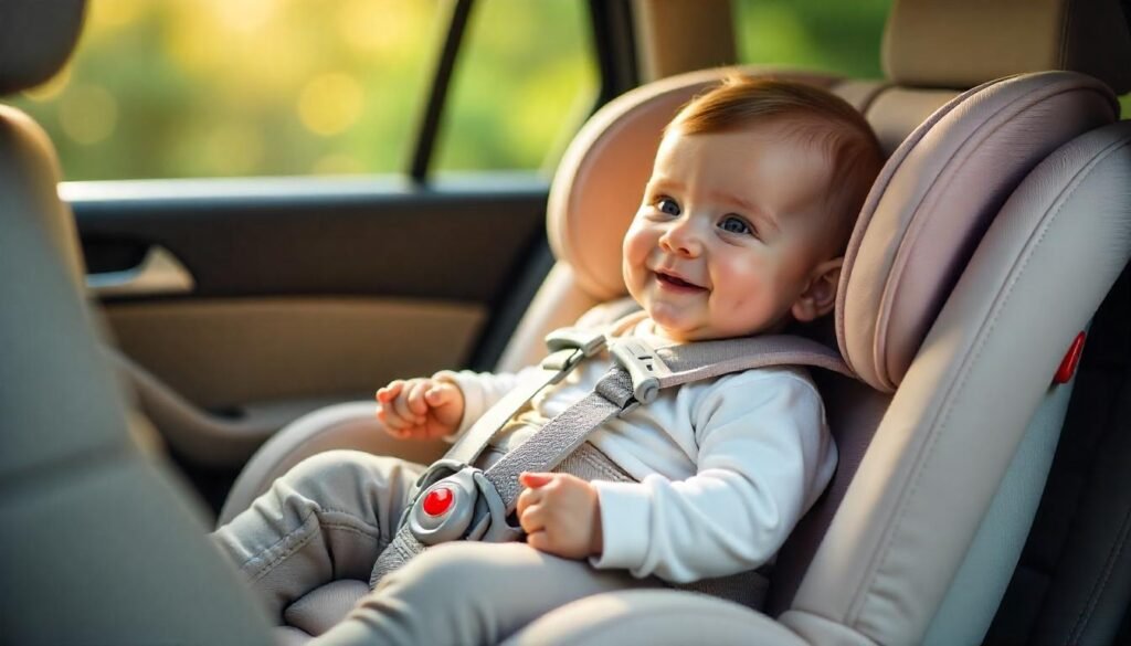 Illustration of infant and convertible car seats, highlighting their unique features and suitability for different stages.