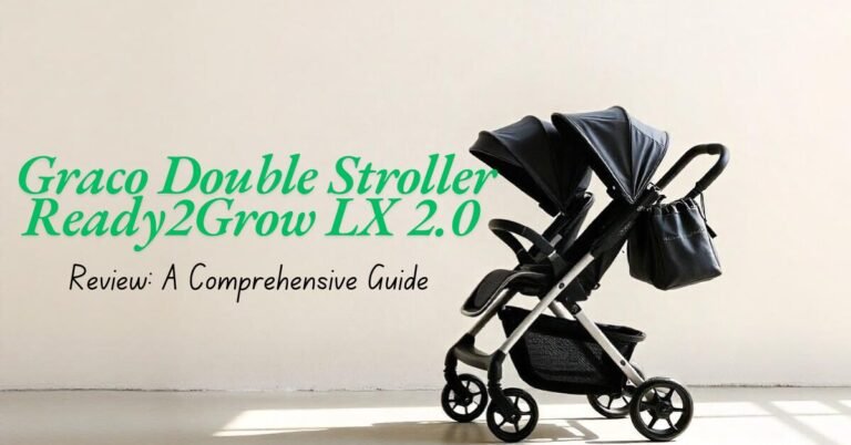 Graco Double Stroller Ready2Grow LX 2.0 with compact fold, versatile seating, and large storage for two children.