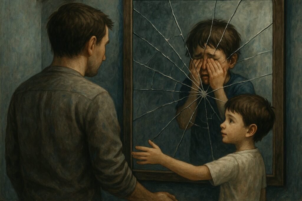 a parents saw his childhood break the generational patterens