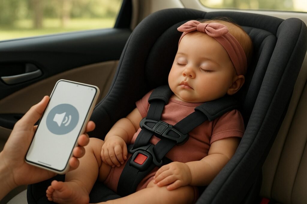 A baby in car parents How to Calm a Crying Baby During Traveling 