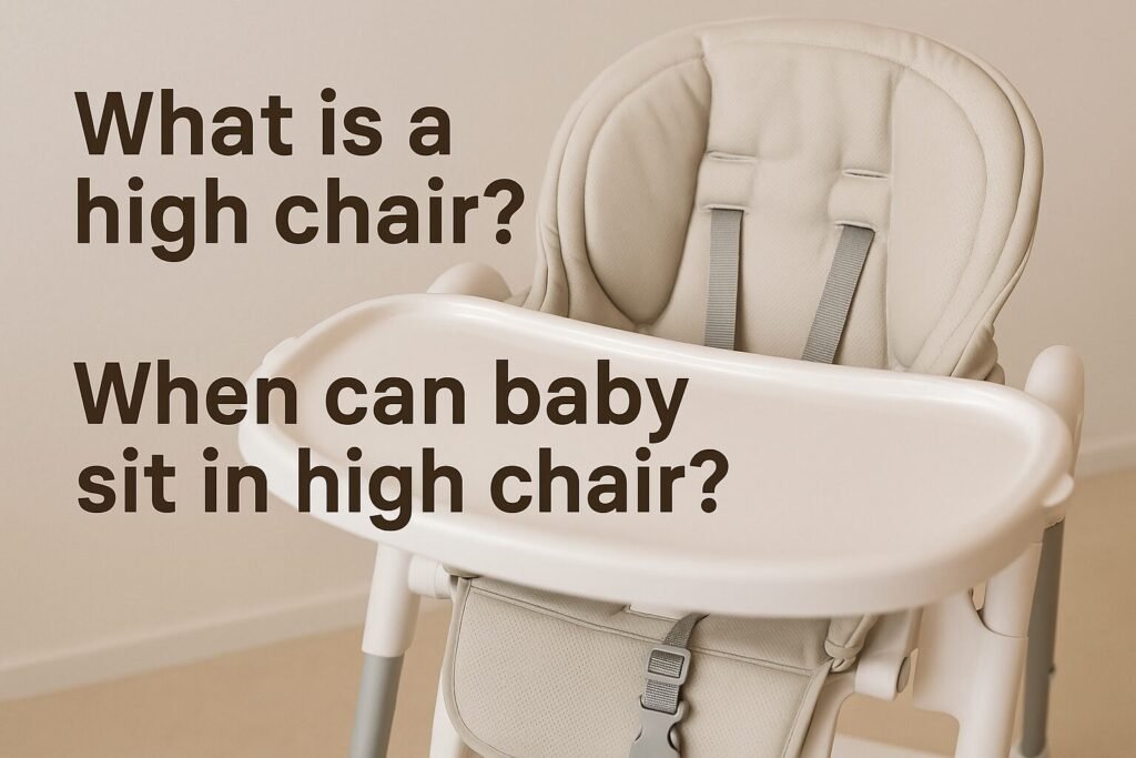 When Can a Baby Sit in a High Chair?