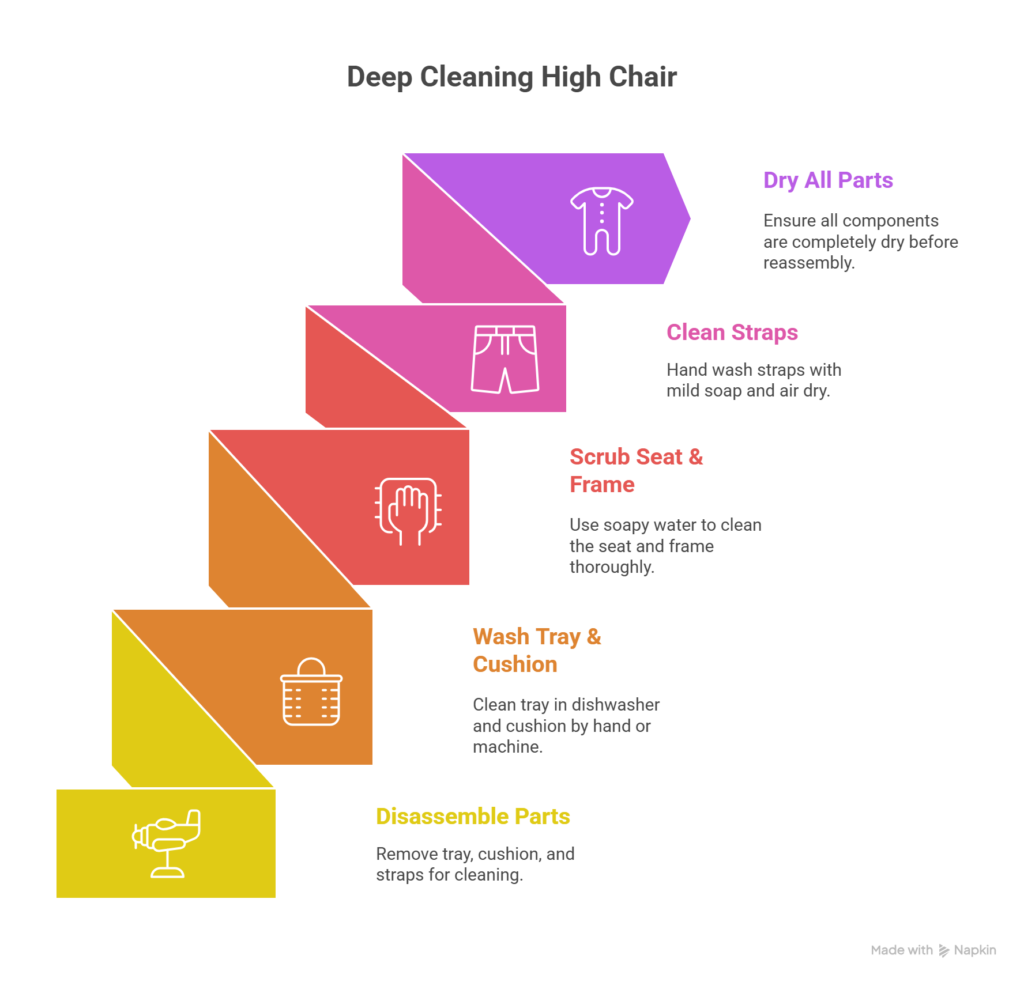 infographics of Weekly Deep Cleaning Routine