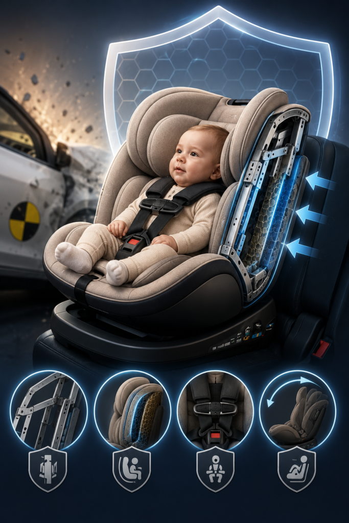 Evenflo Revolve360 Review (2026): Is This Rotating Car Seat Really Worth Buying? top tier infant car seat safety design